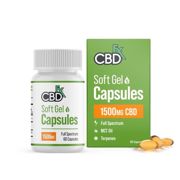 CBD Softgel Capsules 25mg (30 count)