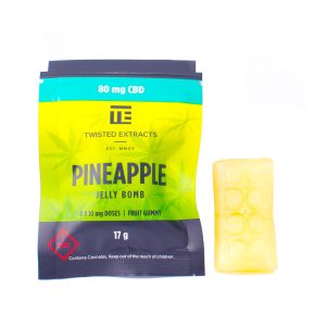 Twisted Extracts CBD Pineapple Jelly Bomb